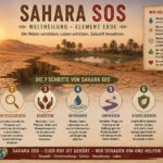 Sahara SOS zeigt sieben Schritte zum Erkennen, Unterscheiden, Schützen, Bewahren, Anpassen, Stabilisieren und Regenerieren